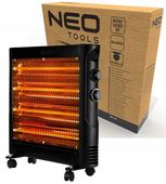 Promiennik kwarcowy grzejnik elektryczny 600W 1200W na podczerwień NEO