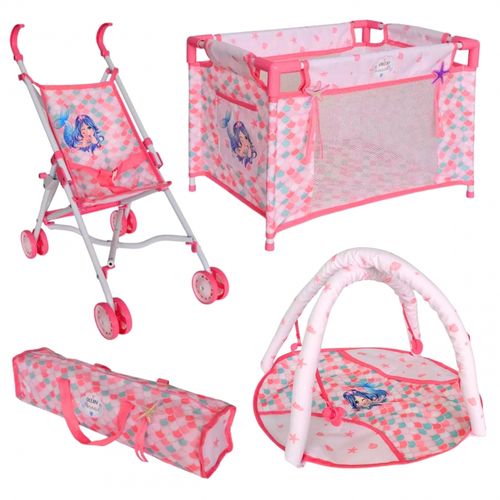 WOOPIE ROYAL Lalka Bobas 36 cm Syrenka Interaktywna Zestaw XXL Opiekunka 18w1 na Arena.pl