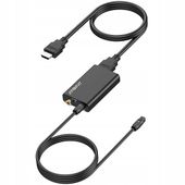 Ekstraktor audio HDMI Adapter ARC Audio Toslink