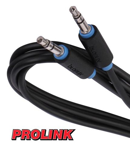 Kabel mini-jack 3.5mm Stereo Prolink Black PB 105 - 3m na Arena.pl
