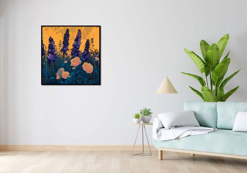 Plakat 80x80cm Złoty Ogród zdjęcie 4