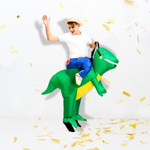 Strój dinozaura przebranie samopompujący kostium dmuchany dinozaur T-Rex na Arena.pl