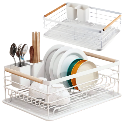 Suszarka do naczyń biała ociekacz na naczynia na Arena.pl