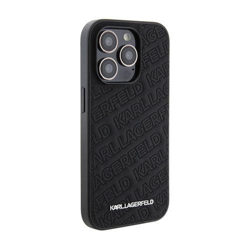 Karl Lagerfeld Quilted K Pattern - Etui iPhone 15 Pro (czarny) na Arena.pl