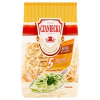 Czaniecki Makaron 5 jajeczny nitka walcowana 250 g
