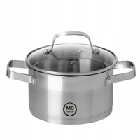 GARNEK PROFESJONALNY 20 CM INOX MG HOME