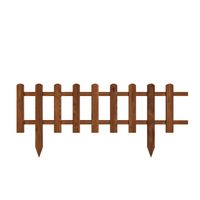 be4nature Płot ogrodowy sosnowy Brązowy 104 x 40 cm 1 szt.