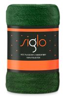 Koc Pluszowy 130X170 Mikrofibra Siglo Zieleń