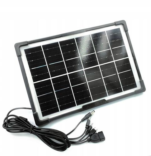 ŁADOWARKA SOLARNA PANEL SŁONECZNY 8W USB-B USB na Arena.pl