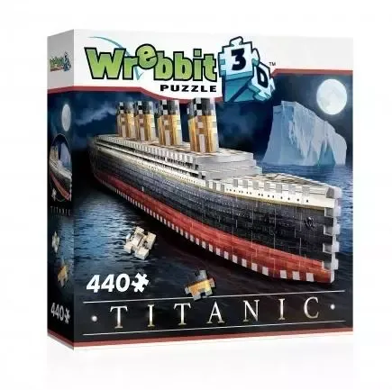 Wrebbit Puzzle 3D 440 el Titanic zdjęcie 1