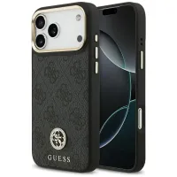 etui guess 4g strass logo magsafe na iphone 17 pro max - czarne