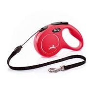 Smycz Flexi Classic rozm.M-5m do 20kg,czerw linka