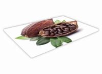 SZKLANA DESKA KUCHENNA 40x30 81b Kakao