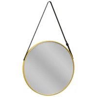 Lustro łazienkowe wiszące na pasku - 60 cm - MC 34 - SWISS MEYER