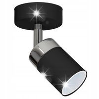 LAMPA SUFITOWA PUNKTOWA SPOT DOWNLIGHT TUBA LUMINEX JOKER 9477 GU10 CZARNA