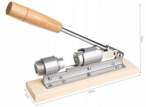 Dziadek do Orzechów na Podstawce Mocny Stalowy Duży Solidny Drewniany Spód na Arena.pl