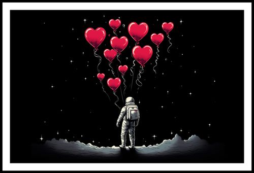 Plakat 91,5x60cm Astronauta Własnych Celi na Arena.pl