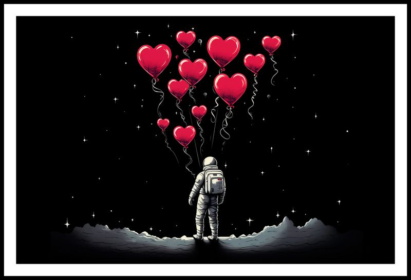 Plakat 91,5x60cm Astronauta Własnych Celi zdjęcie 3