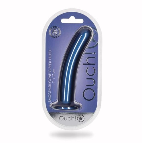 smooth silicone g-spot dildo - 7'' / 17 cm na Arena.pl