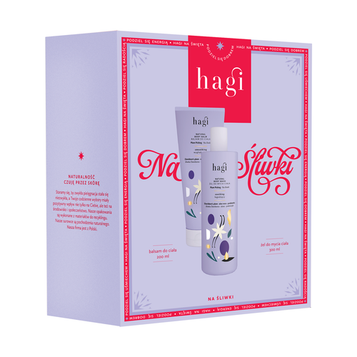 Hagi - Xmas Zestaw Na Śliwki Balsam do Ciała 200ml+Żel do mycia ciała 300ml na Arena.pl
