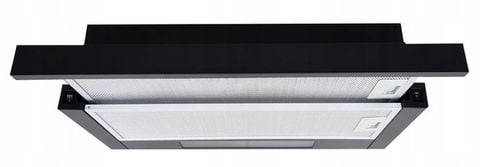 Czarny okap pochłaniacz kuchenny teleskopowy podszafkowy Marin 60cm na Arena.pl