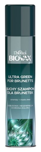 L'BIOTICA BIOVAX Glamour Suchy Szampon do włosów dla brunetek - Ultra Green na Arena.pl