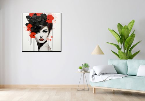 Plakat 90x90cm Kwiatowa Pasja na Arena.pl