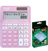 KALKULATOR DWULINIOWY RÓŻOWY TR-1223DB-P TOOR