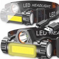 LATARKA CZOŁOWA CZOŁÓWKA LAMPKA Z MAGNESEM COB 4W1