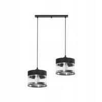 LAMPA WISZĄCA ZWIS LAMPEX LEONE 2L 854/2L CZARNY