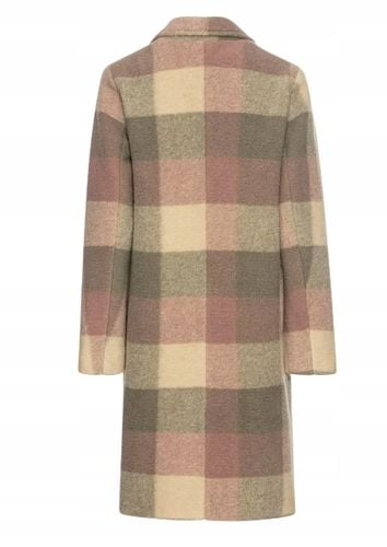 camel active REVERSKRAGEN - Classic coat - pastel check 44 na Arena.pl