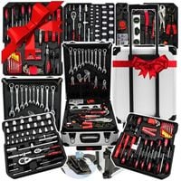 ZESTAW KLUCZY NARZĘDZI NASADOWYCH WALIZKA GRZECHOTKA PREZENT XXL 1200 EL