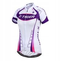 Koszulka Rowerowa Kolarska Damska Z Krótkim Rękawem Przewiewna X-Tiger 4XL