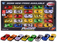 Zestaw Samochodów, Metalowe Autka Resoraki 25 Sztuk