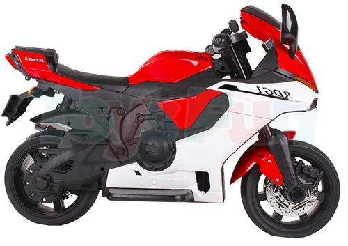 Motor, ścigacz na akumulator czerwony na Arena.pl