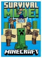 2X notatnik minecraft z zegarkiem lcd dla dzieci 3+ artykuły szkolne a5