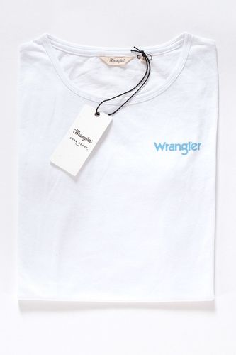 WRANGLER LOGO TEE WHITE W7339EV12 S na Arena.pl