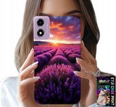 ETUI DO MOTOROLA MOTO E14 - POLE LAWENDY, PIĘKNE KRAJOBRAZY, WZORY