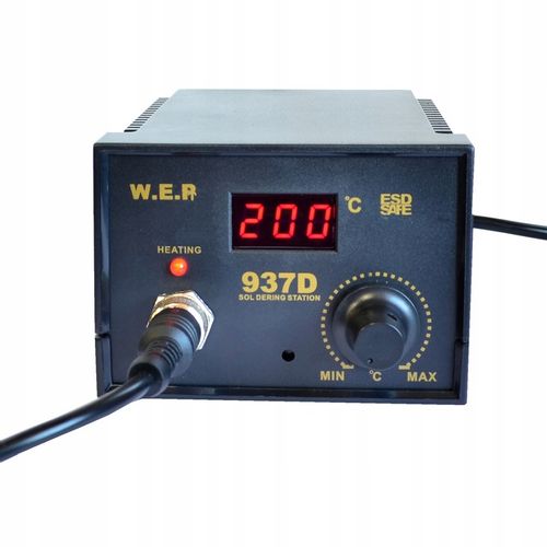 Stacja lutownicza grotowa kolbowa WEP 937D 60W chwytak smd od HOTAIR na Arena.pl