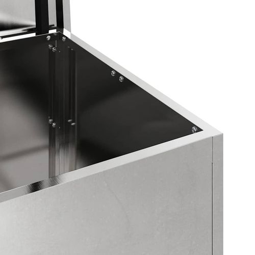 Skrzynia do przechowywania na zewnątrz Z regulacją Srebrny na Arena.pl