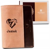 Eleganckie portfele personalizowane + TWÓJ NAPIS