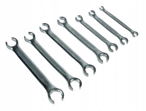 KLUCZE półotwarte OCZKOWE DO PRZEWODÓW ZESTAW 6-22MM 7EL KluczeCRV VANADIUM na Arena.pl