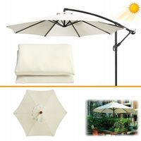 Pokrycie do parasola ogrodowego 300 cm 6 ramion