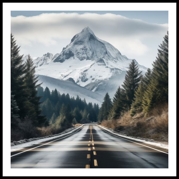 Plakat 90x90cm Odważna Podróż zdjęcie 3
