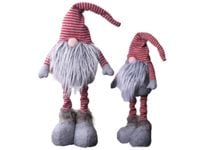 Skrzat krasnal prezent na święta gnom xl teleskopowe nogi regulowany szary