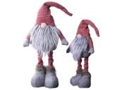 Skrzat krasnal prezent na święta gnom xl teleskopowe nogi regulowany szary