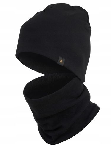 CZAPKA MĘSKA KOMIN KOMPLET bawełna ZIMOWA PREZENT na Arena.pl