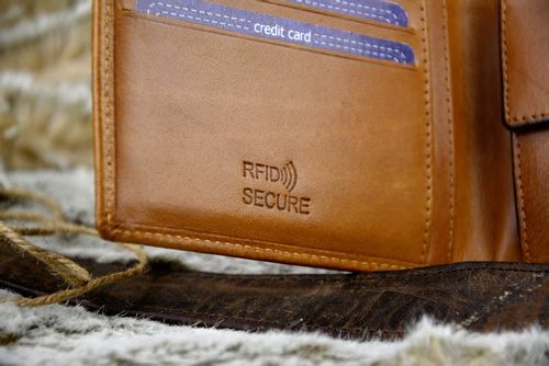Oryginalny Portfel Męski Skórzany Brązowy Buffalo Wild RFID Poręczny na Arena.pl