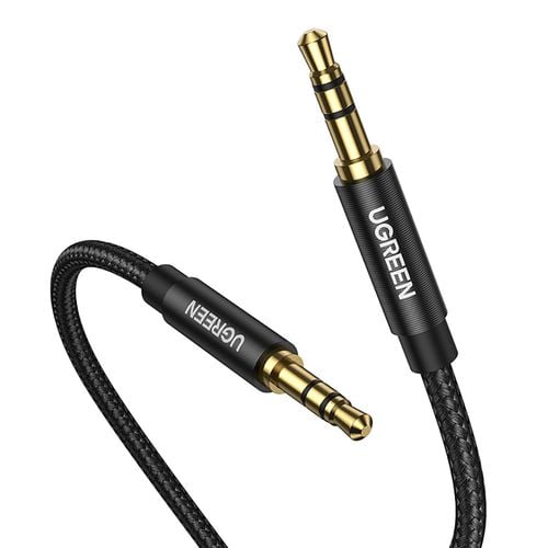 kabel przewód audio 2x mini jack 3.5mm 2m czarny na Arena.pl