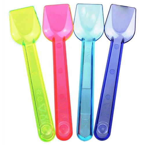 Łopatki łyżeczki do lodów gofrów neonowe 1kg na Arena.pl